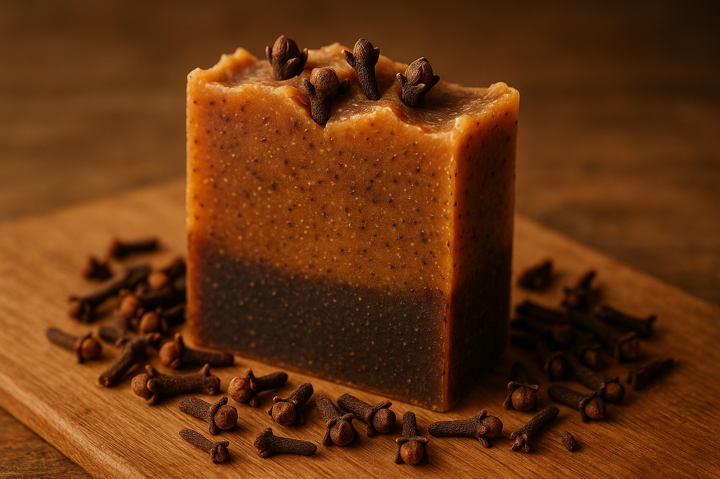 Clove essential oil soap